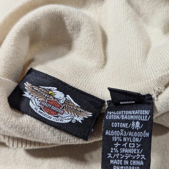 Harley Davidson Turtleneck Long Sleeve Sweater Size Medium - Picture 5 of 8